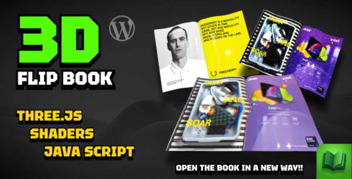 3D Flip Book WordPress and WooCommerce Plugin